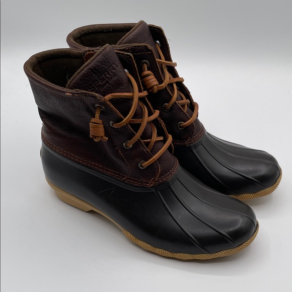 Sperry Shoes - Sperry Women’s Waterproof Duck Boots Size 8 Dark Brown